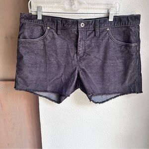 Carve Designs Women's Oahu 4” Corduroy Cut Off Shorts Black sz 12 Casual Beach